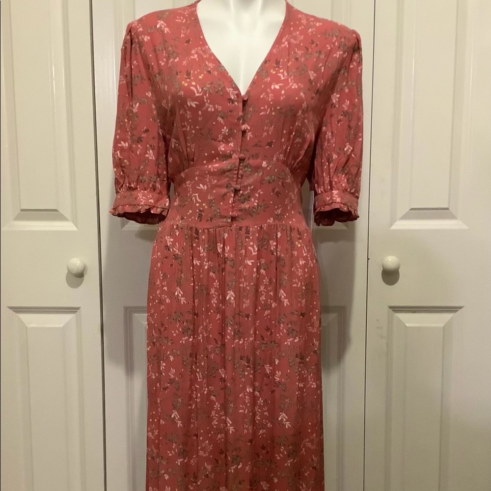 Pink Floral Dress
